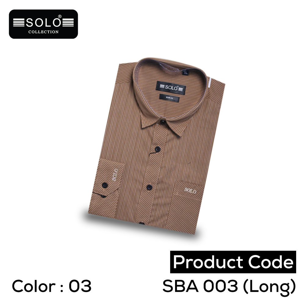 Solo Collection SBA 003 (Long) Slim Fit Shirt Large 03