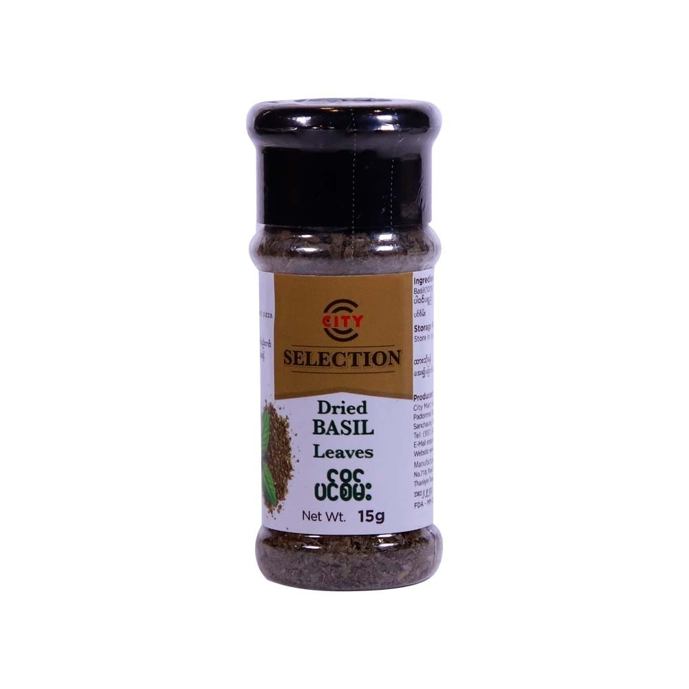 City Selection Dried Basil Leaves 15G
