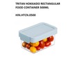 Tritan Hokkaido Rectangular Food Box 500Ml HIN.HTCN.0500 (140 x 92 x 77MM)