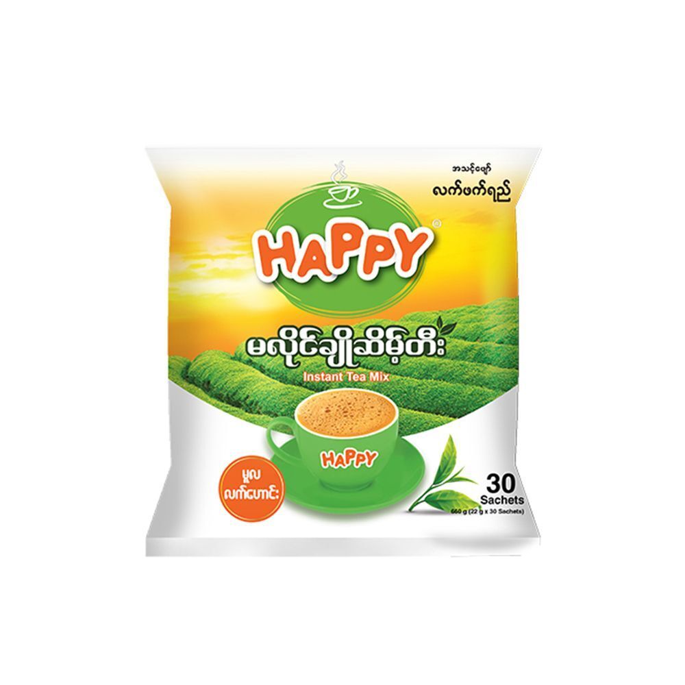 Happy 3 in 1 Instant Tea Mix 660G 30Sachets