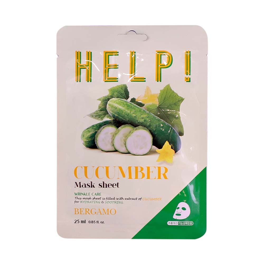 Bergamo Help Cucumber Face Mask 25ML