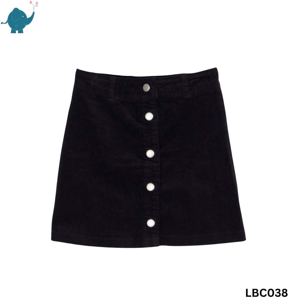 Max & Mia Kid Girl Short Skirt LBC038 Black 9 Years