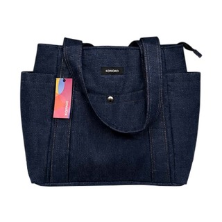 Konoko Canvas Tote Bag Large (Black)