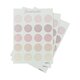 Jourcole  Circles and Dots Sticker One Sheet Journaling Deco Sticker  3.5x5inches JC0016 Pink