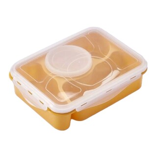 Food Container Lunch Box 4 Comparment Pink