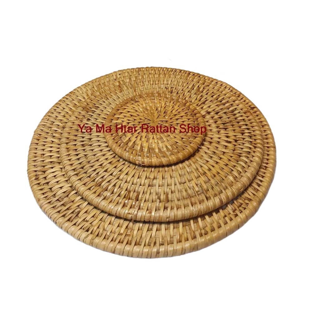Placemat 20CM Lemon Yellow 1PC