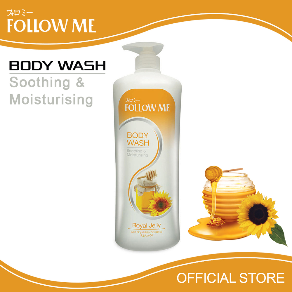 Follow Me Body Wash Soothing & Moisturising 1000ML