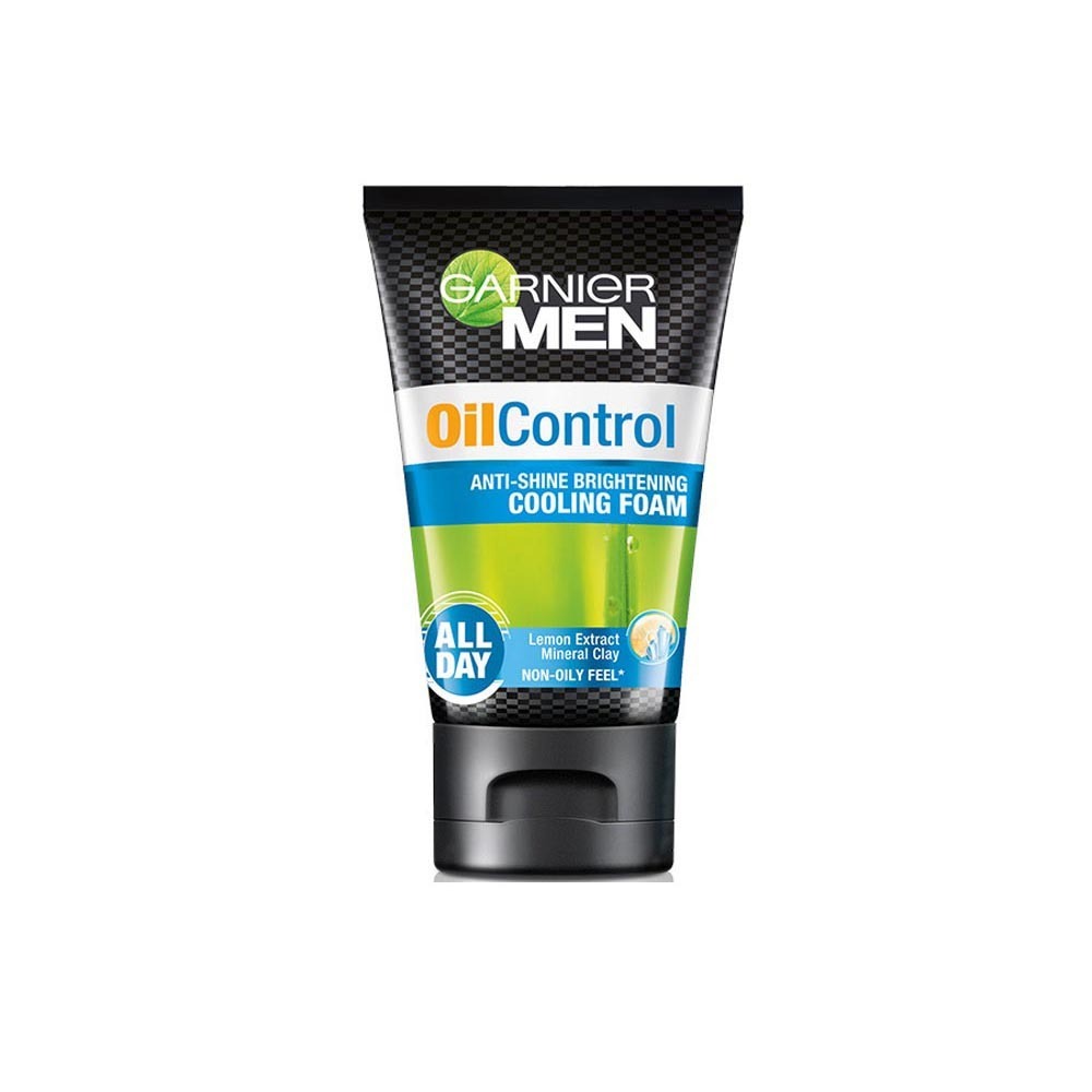 Garnier Men Oil Control Anti-Shine Brightening Cooling Foam 100ML