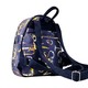 Konoko Cotton Mini Backpack M Size (Blue Letter)