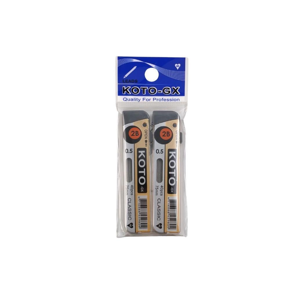 Koto Mechanical Pencil Lead 0.5 2B 40X75MM GX Classic