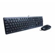 Crome Wire Keyboard & Mouse CK150U+CM-136U