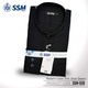 Madarin Collar Shirt Short Sleeve 3XL (Midnight Black) SSM-O-M-S-028