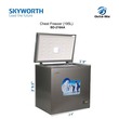 SKYWORTH Chest Freezer (195L) Dark Gray BD-218AA