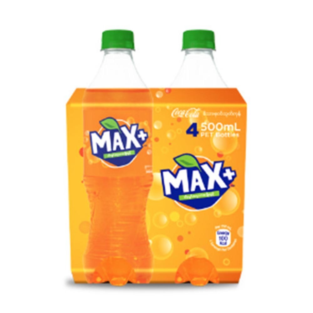 Max Plus Orange 500MLx4PCS