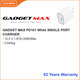 GADGET MAX PD101 White SINGLE PORT CHARGER (490130)