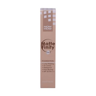 Now How Matte Finity Foundation 25ML NBCUFN C7