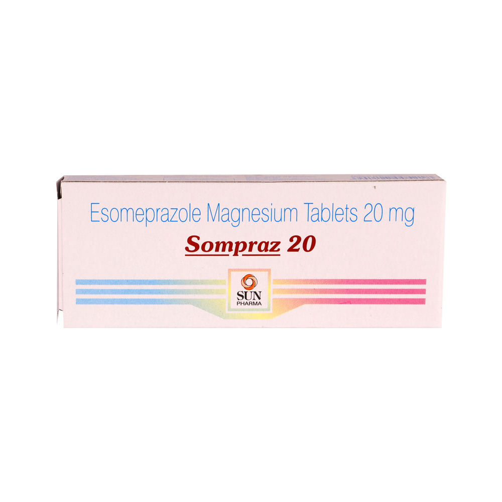 Sompraz -20 Esomeprazole  20MG 10Tablets 1X3