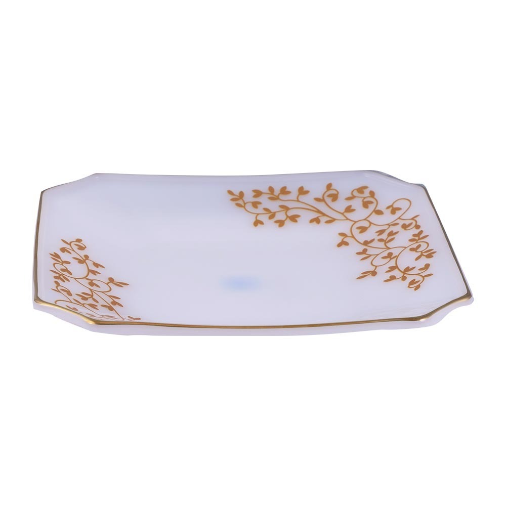 MP Golden Leaves Square Plate 7.5IN No.440