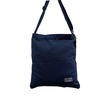 Cotton Concept Men Shoulder Bag Dark Blue