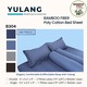Yulang Bamboo Poly-Cotton Double Bedsheet 5PCS Set BF(D)-B304B