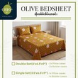 Olive Bedsheet Set Double (5PCS) 4198Y