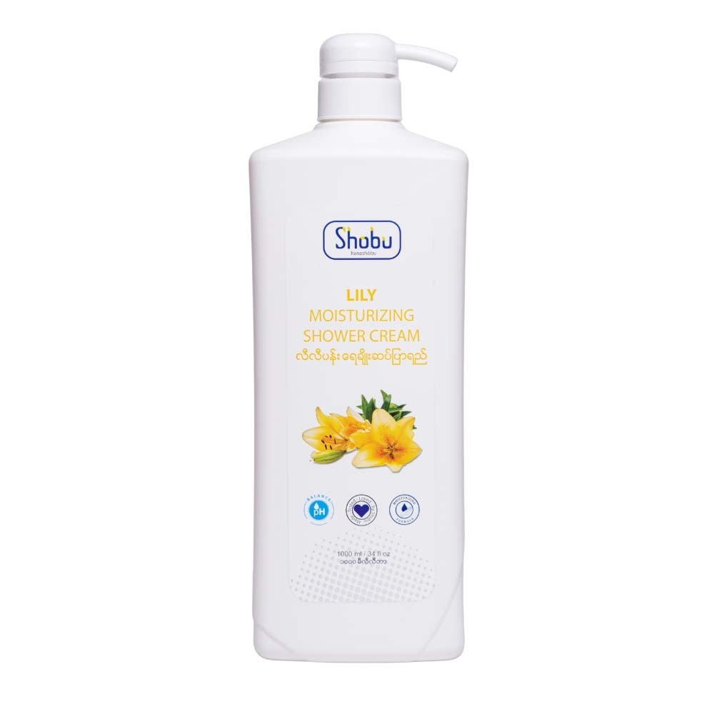 Shobu Moisturizing Shower Cream (LiLy ) 1000ML