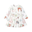 Baby Girl Allover Animal Print Long-Sleeve Naia Dress (12-18 Months) 20570216