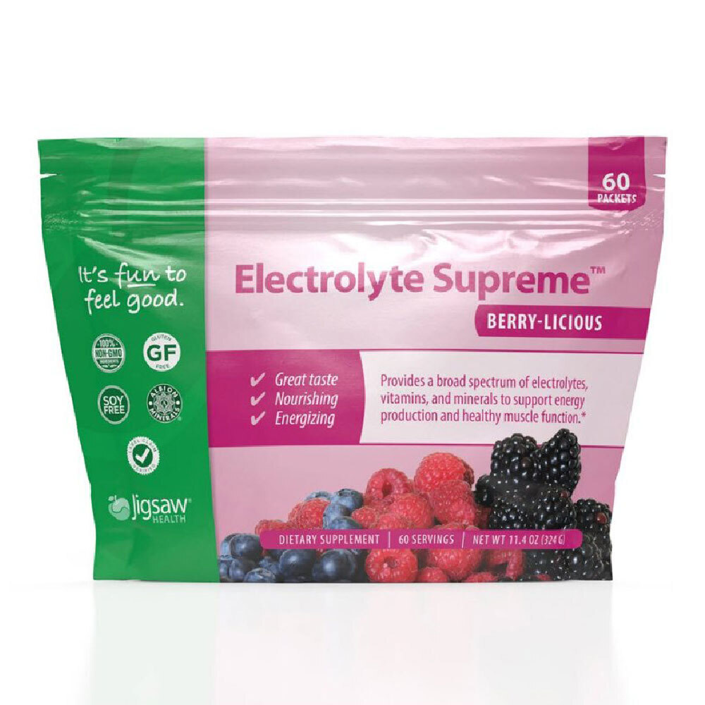 Jigsaw Health Electrolyte Supreme Powder (Berry-Licious) 11.4oz-324g JS00001