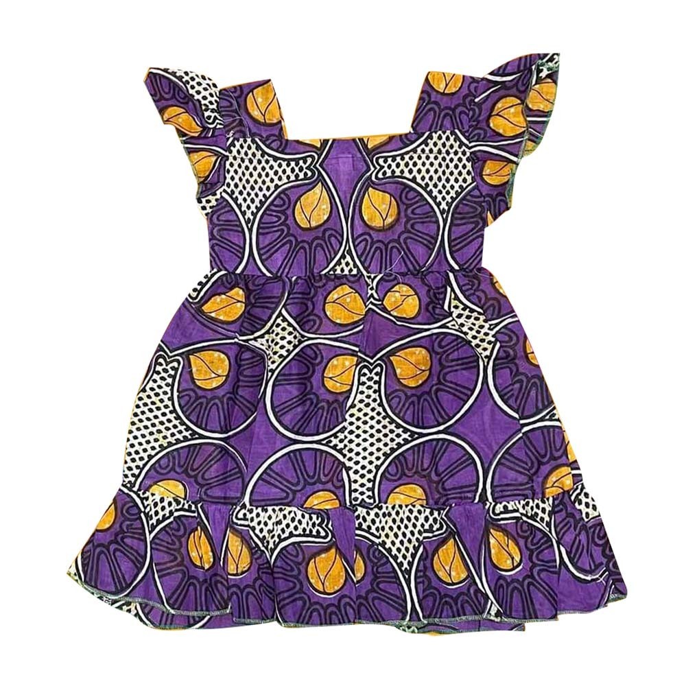 Air Con Dress(Design-60) Purple