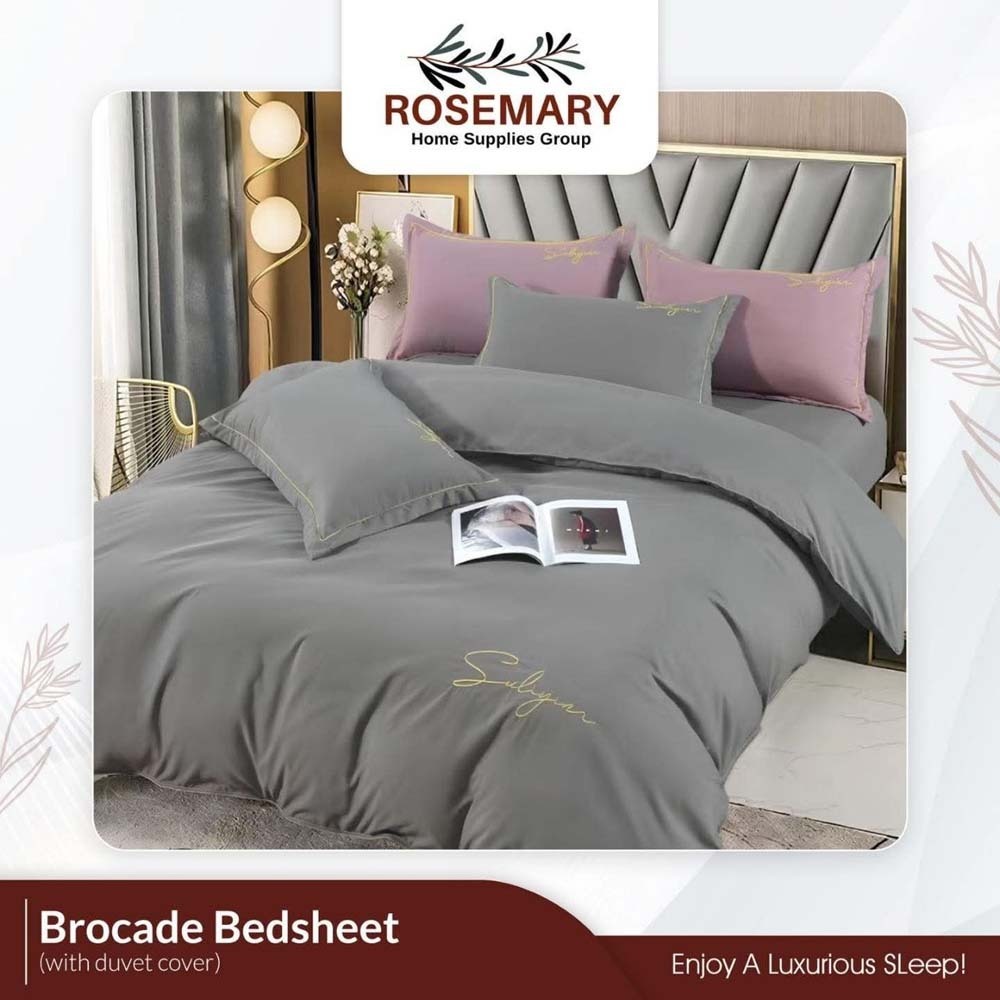 Rosemaery Brocade Grade B (4PCS) Bedsheet Set RM-RM-IBSB-GB19