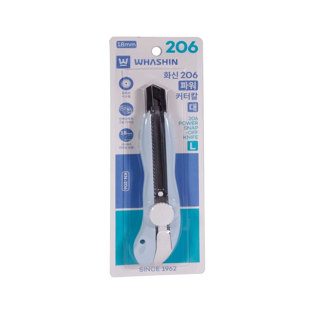 Whashin Snap-Off Knife L 18mm KN-206