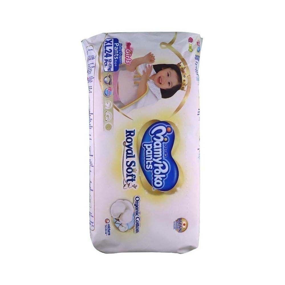 MamyPoko Baby Diaper Pants Extra Soft Girl 24PCS (XL)