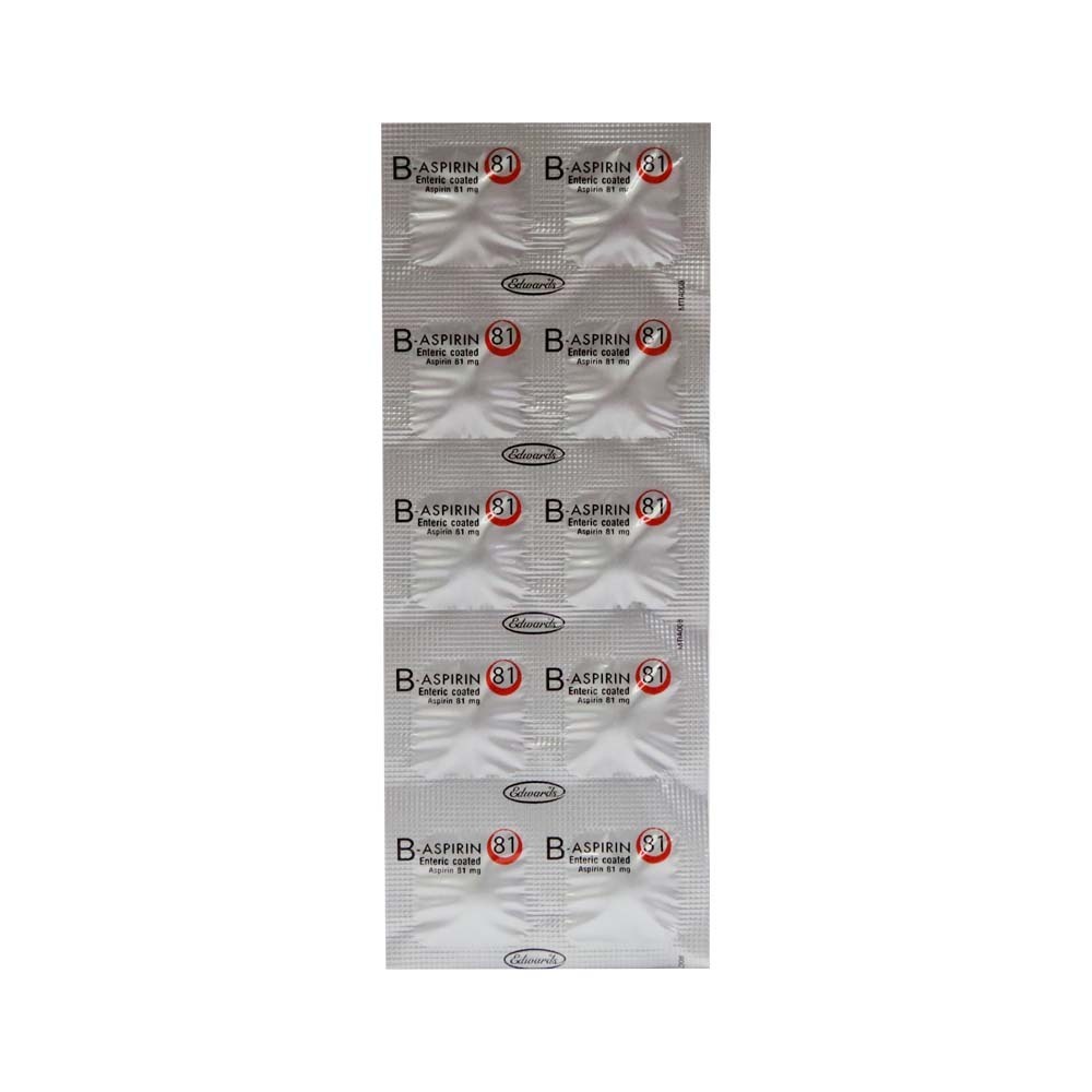 B-Aspirin 81 Aspirin 81MG 10PCS