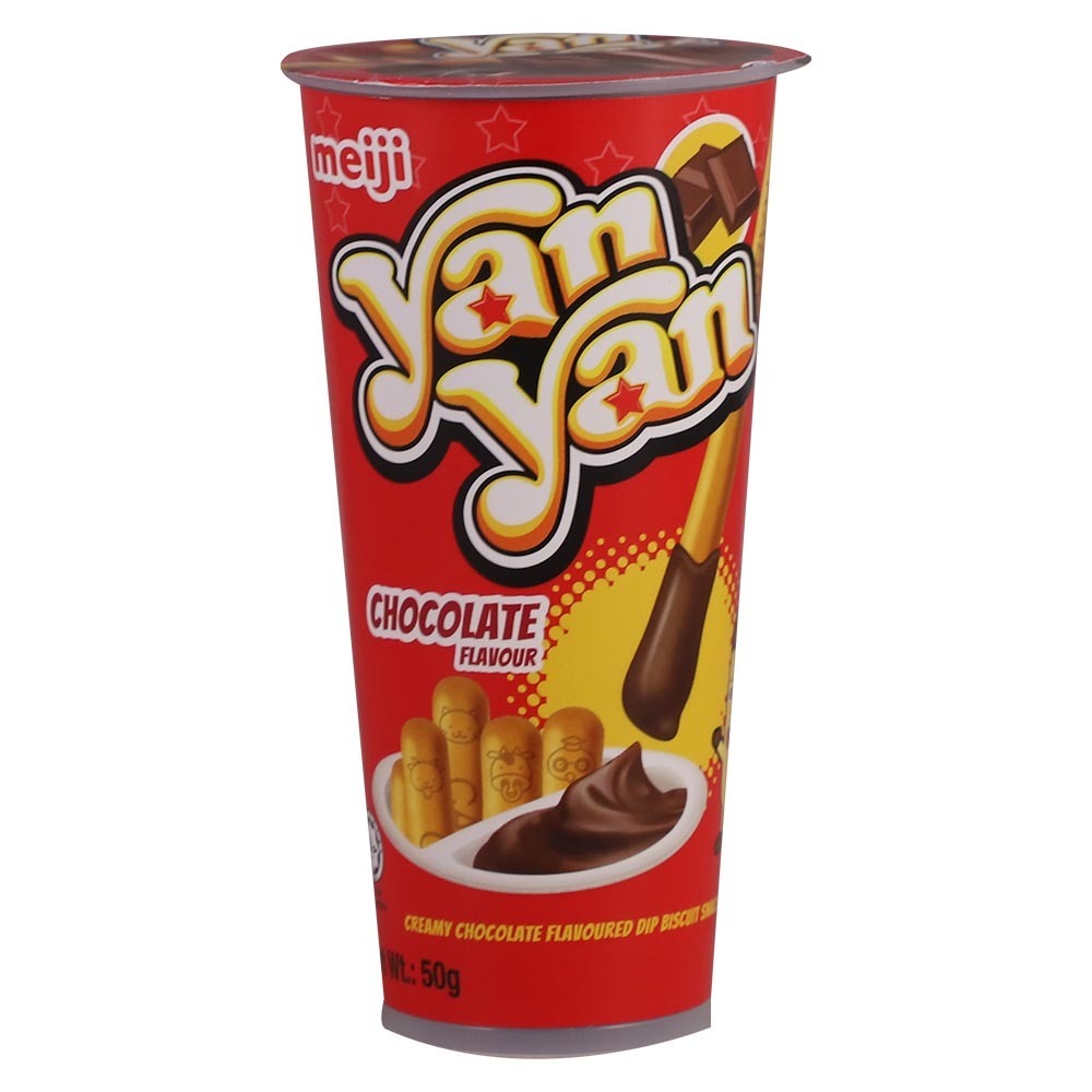 Meiji Yan Yan Biscuit Stick Choco 50G