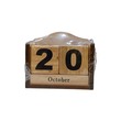 ES Wooden Calendar