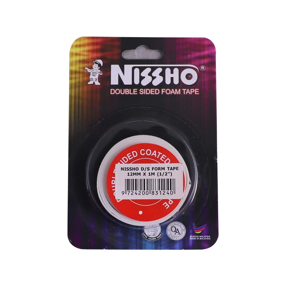 Nissho Double Sided Foam Tape 12MMx1M