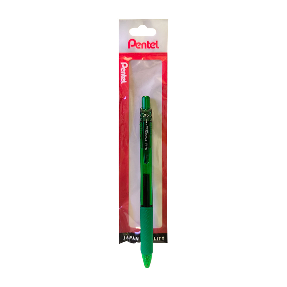 Pentel Energel Gel Pen 0.5MM BLN105 Green