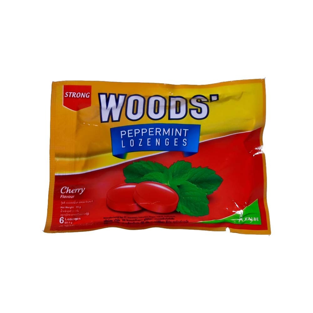 Woods' Peppermint Lozenges 6PCS (Cherry )