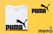 memo ygn Puma unisex Printing T-shirt DTF Quality sticker Printing-White (XL)