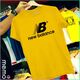 memo ygn New balance unisex Printing T-shirt DTF Quality sticker Printing-Yellow (XXL)