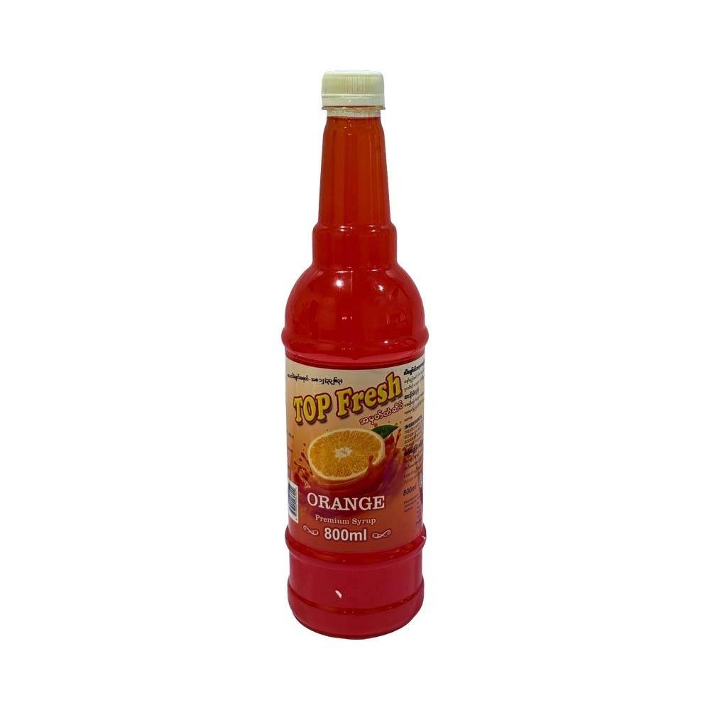 Top Fresh Orange Premium Syrup 800ML