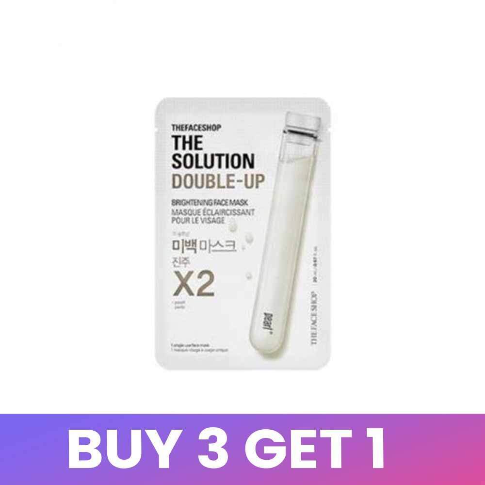 The Face Shop Official The Solution Double-Up Brightening Face Mask(Gz) 8806182594823