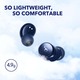Anker Space A40 Auto-Adjustable Active Noise Cancelling Wireless Earbuds (Blue)
