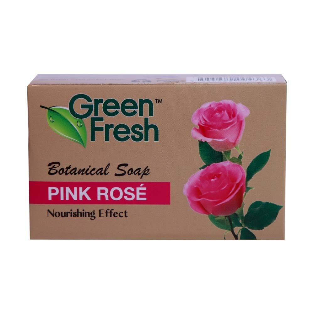 Green Fresh Botanical Soap Pink Rose 80G