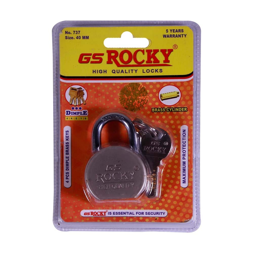 GS Rocky Dimple Brass Keys 40mm No.737