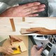 Jaramy Hand Woodworking  Sandpaper Tool  4PCS Set