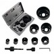 Holesaw Set For PVC Wood Drilling - 11PCS Set