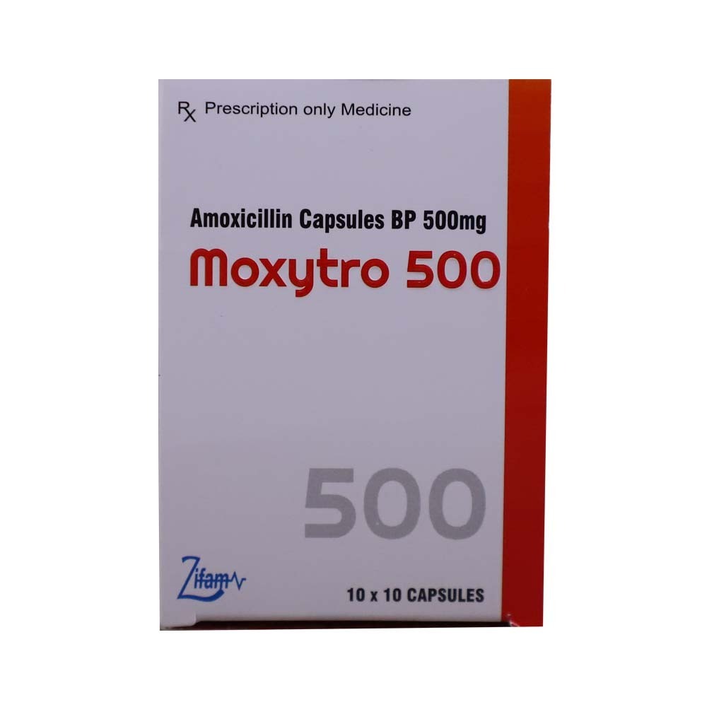 Moxytro 500 Amoxicillin 500MG 10Capsules x 10PCS