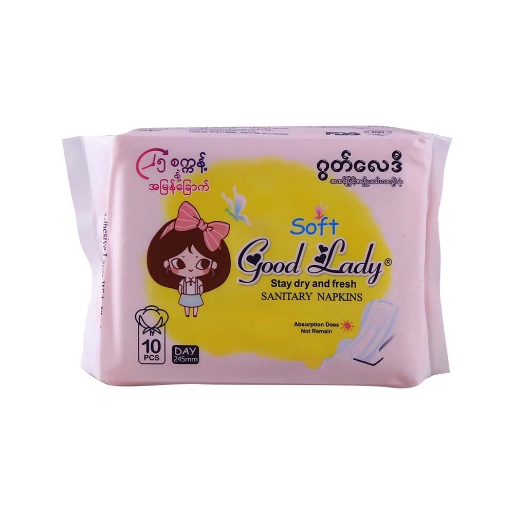 Good Lady Sanitary Dry & Fresh Day 24.5CM 10PCS