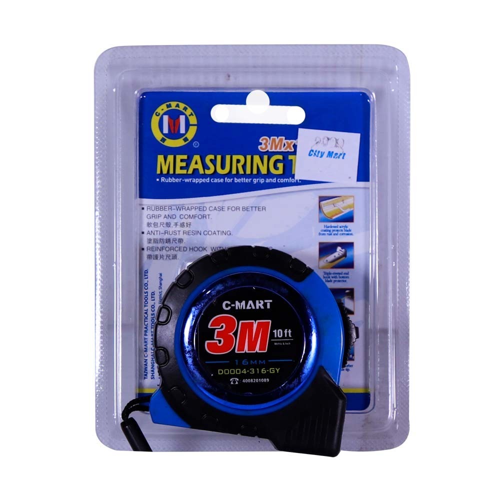 C-Mart Measuring Tape 3m